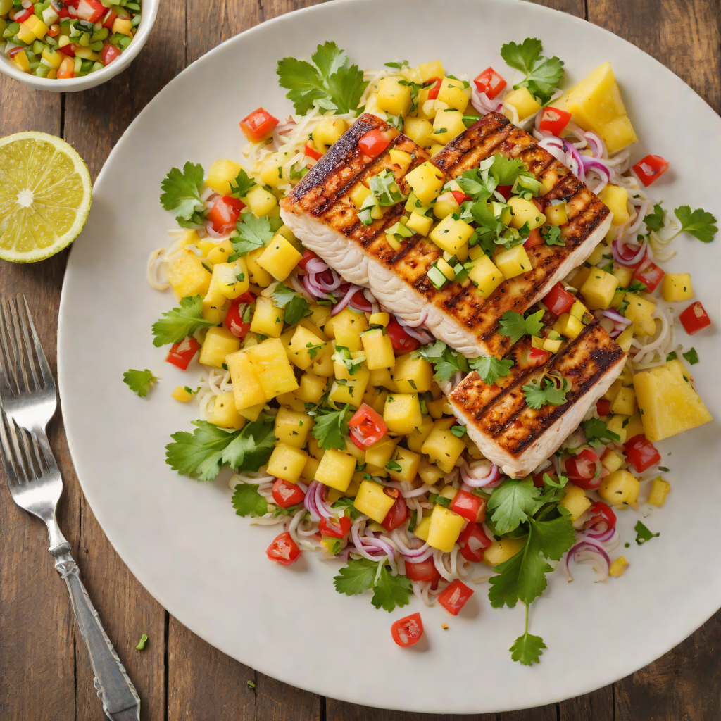 Citrus-Marinated Grilled Mahi-Mahi with Pineapple Salsa