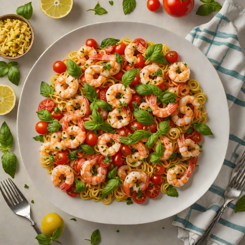 One-Pan Shrimp and Tomato Basil Skillet