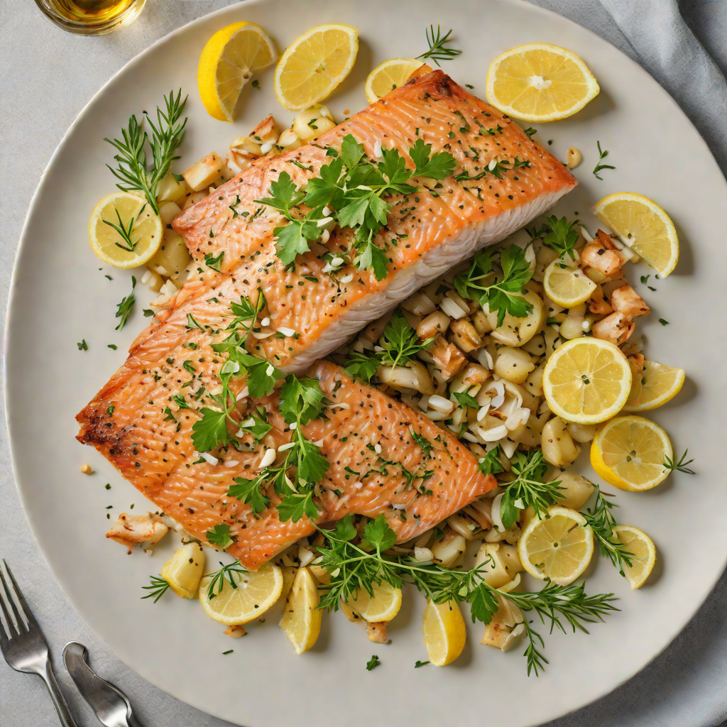 Herbed Sautéed Trout with Garlic and Lemon