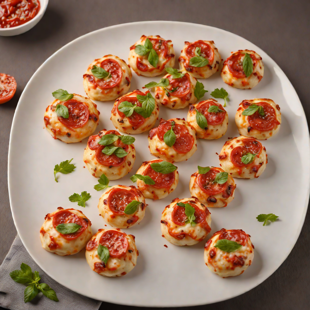 Pan-Seared Pepperoni Pizza Bites