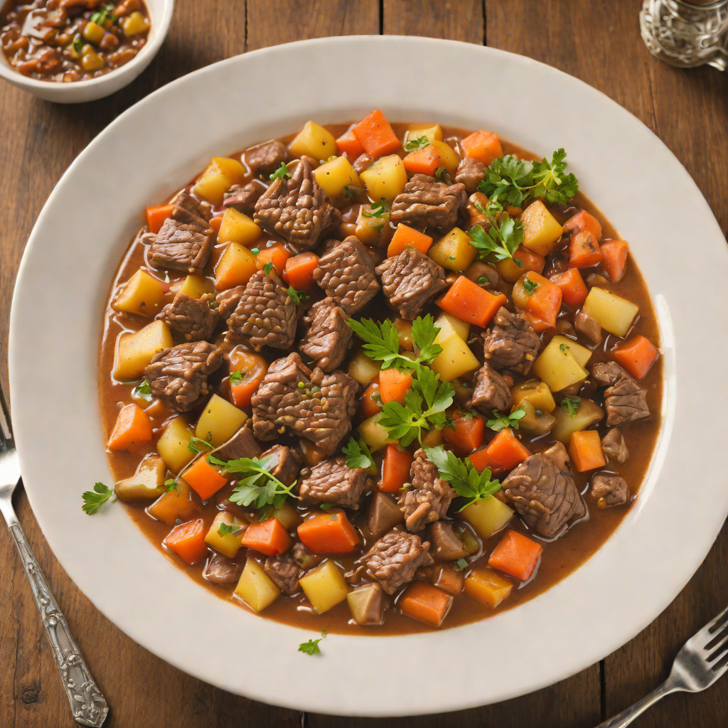 Terre Haute-Inspired Hearty Beef and Vegetable Stew