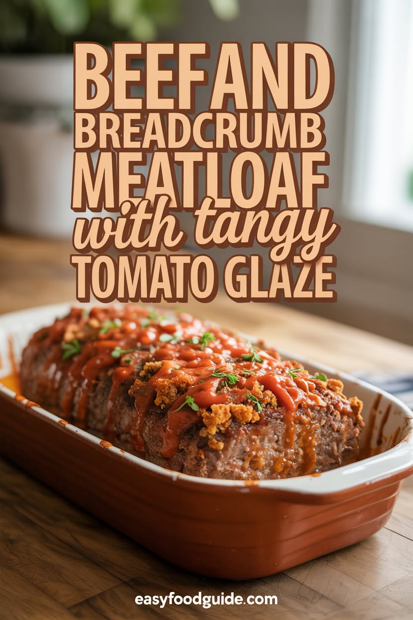 Herb-Crusted Beef Meatloaf with Tomato Glaze