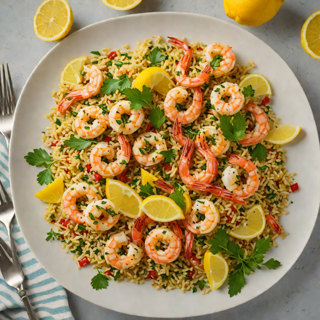 Sautéed Garlic Butter Shrimp with Lemon Herb Quinoa