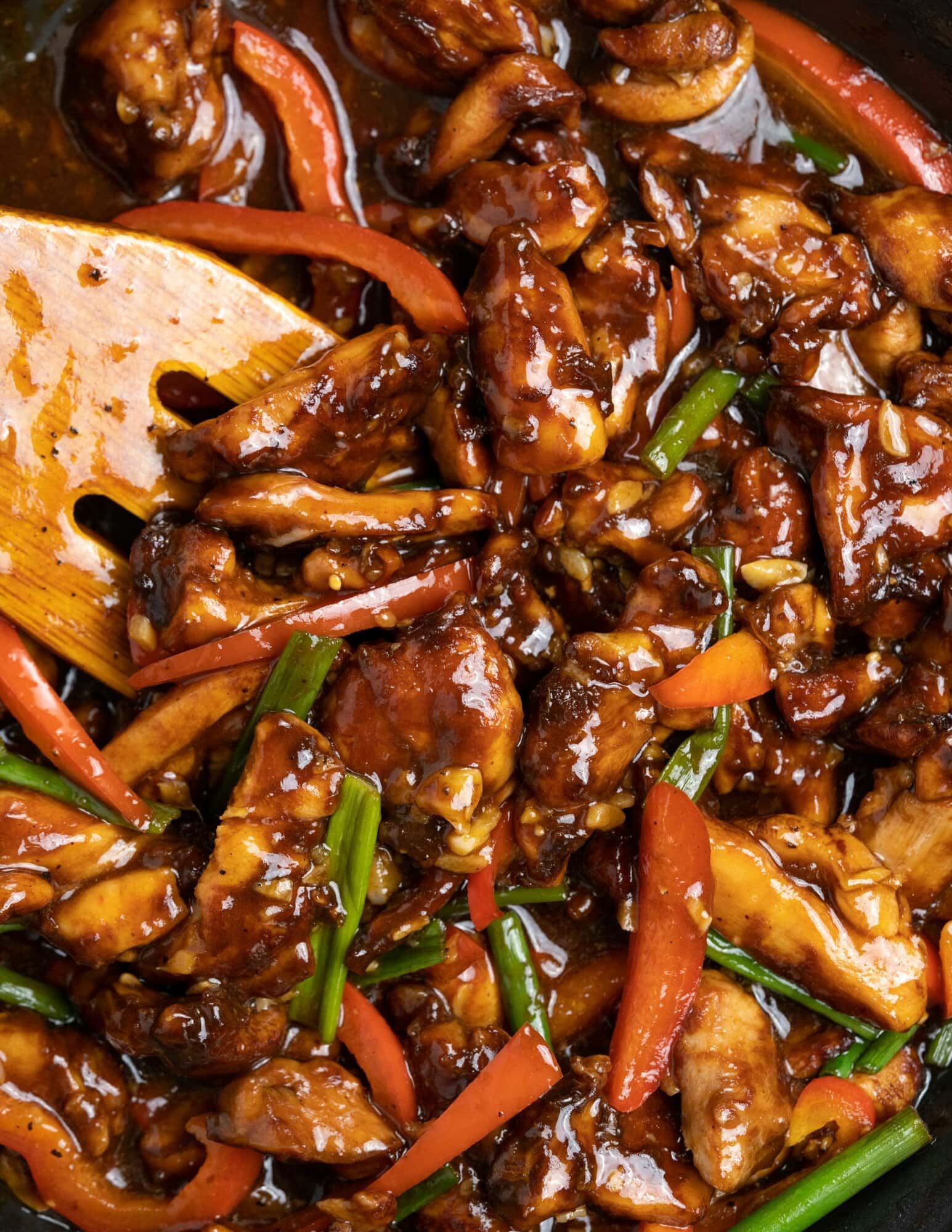 Chicken Stir-Fry with Colorful Bell Peppers and Ginger Soy Sauce