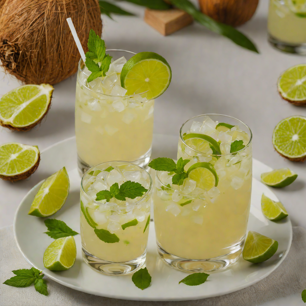 Tropical Coconut Caipirinha