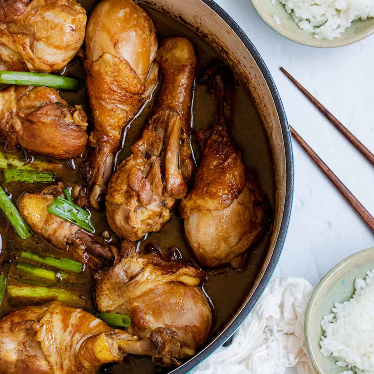 Chicken Curry Simmered in Coconut Milk and Turmeric