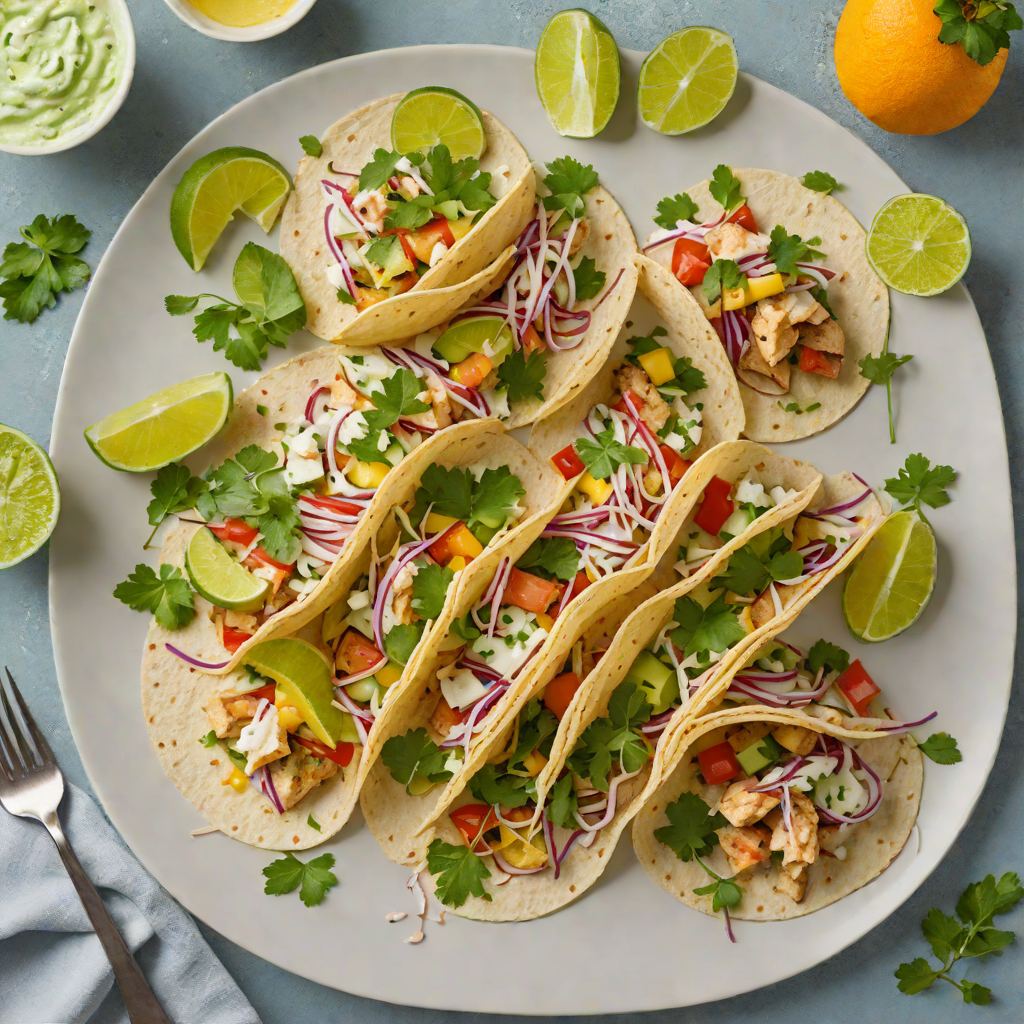 Yogurt-Marinated Sour Citrus Fish Tacos