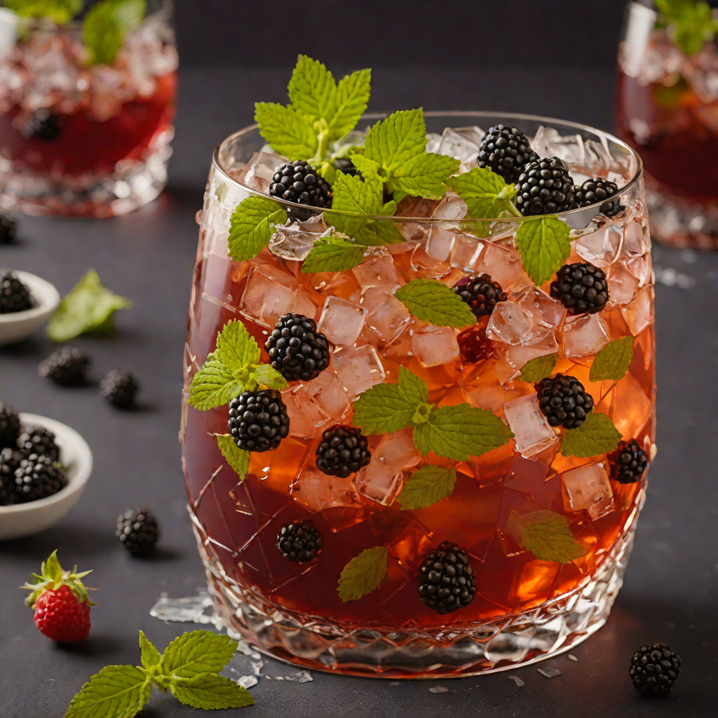 Southern-Inspired Blackberry and Mint Iced Tea Punch