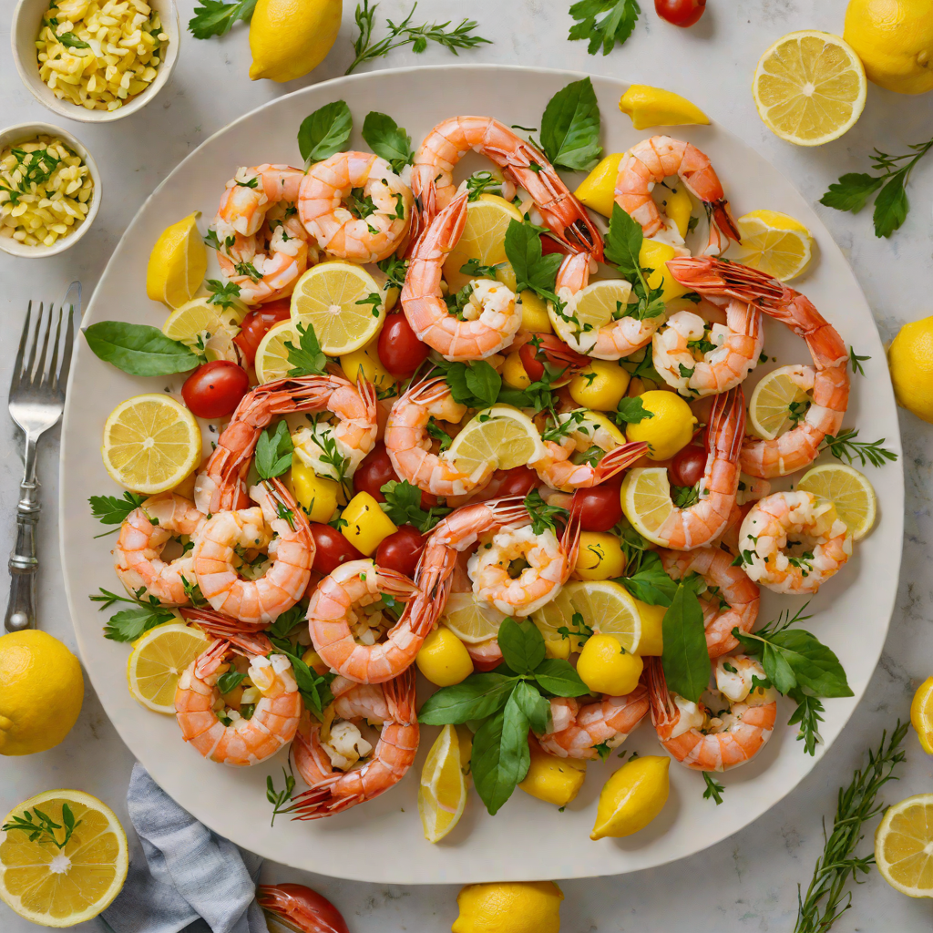 Shrimp Boil with Lemon and Fresh Herbs