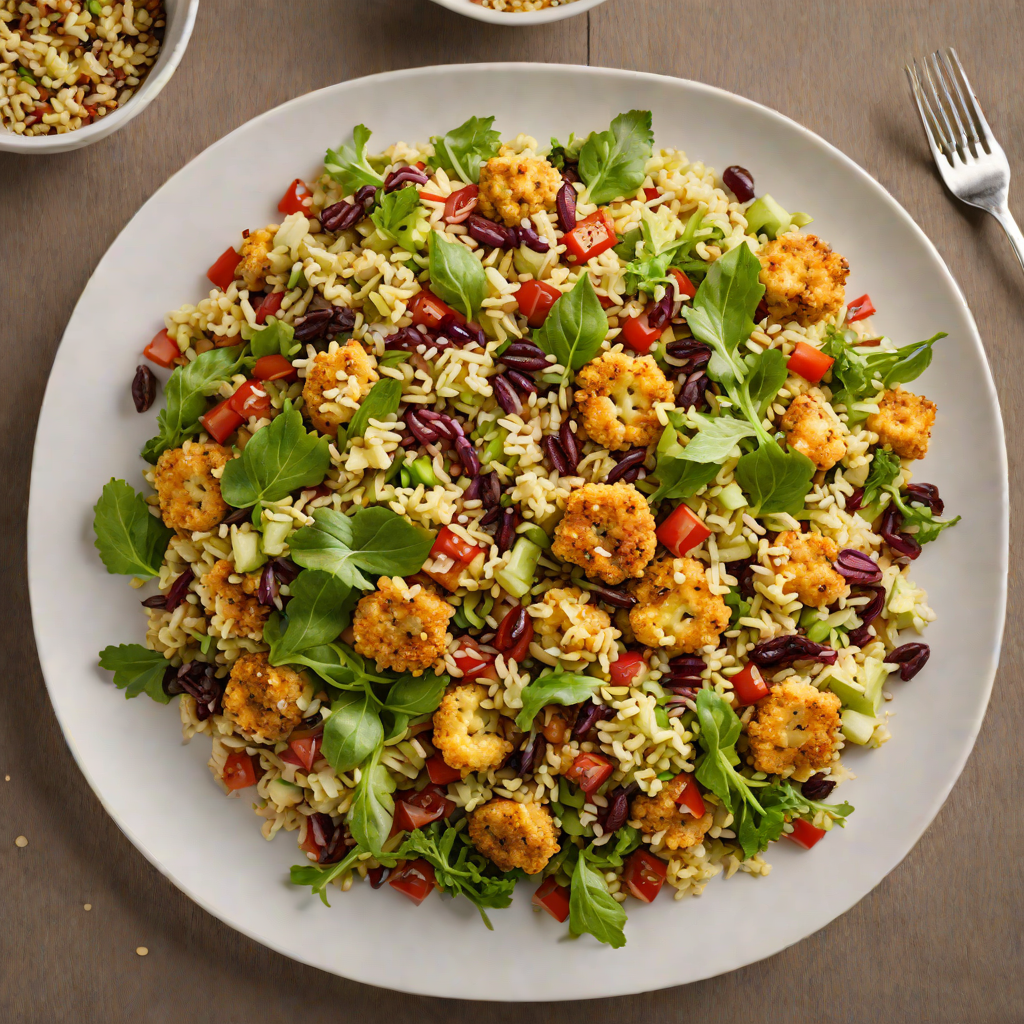 Bitcoin Cash Roasted Cauliflower and Quinoa Salad