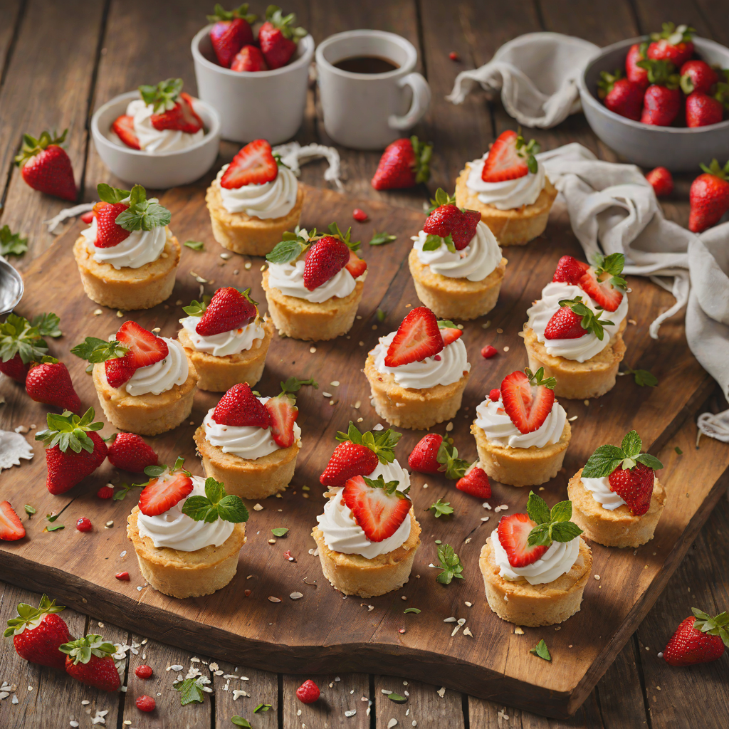 Strawberry Shortcake Angel Food Cups
