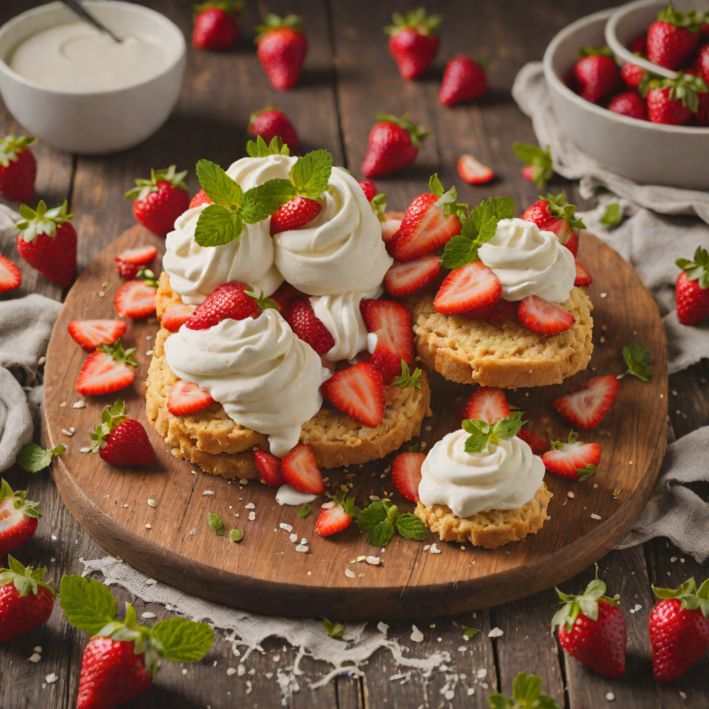 One-Hour Strawberry Shortcake with Whipped Cream