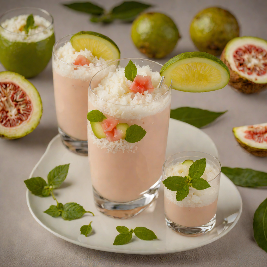 Tropical Guava and Coconut Cooler