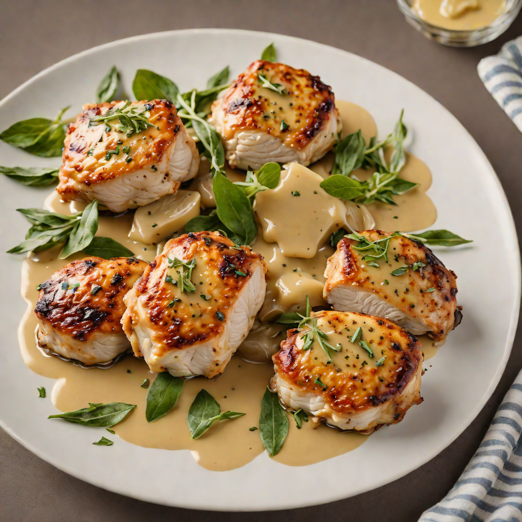 Pan-Seared Chicken Thighs with Garlic and Sage Butter Sauce