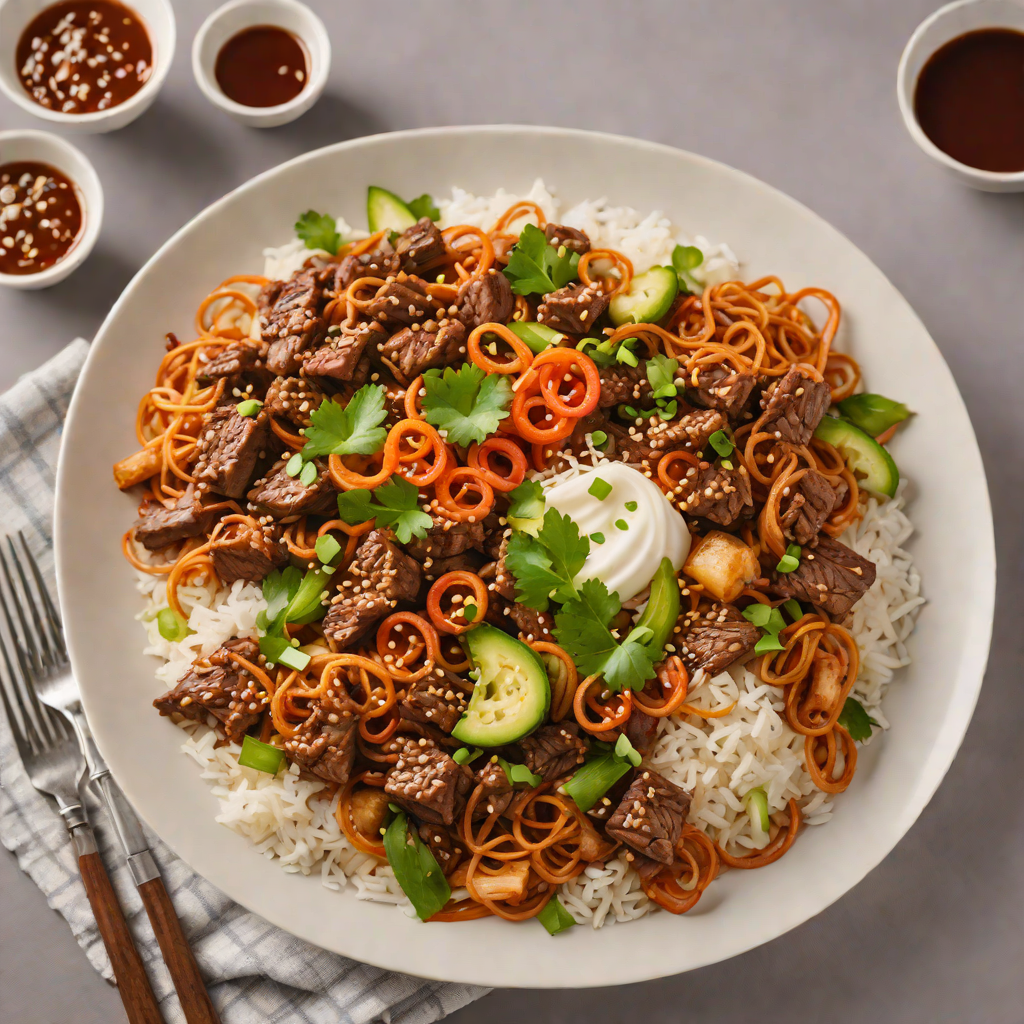 Korean-Inspired Spicy Beef and Kimchi Stir Fry
