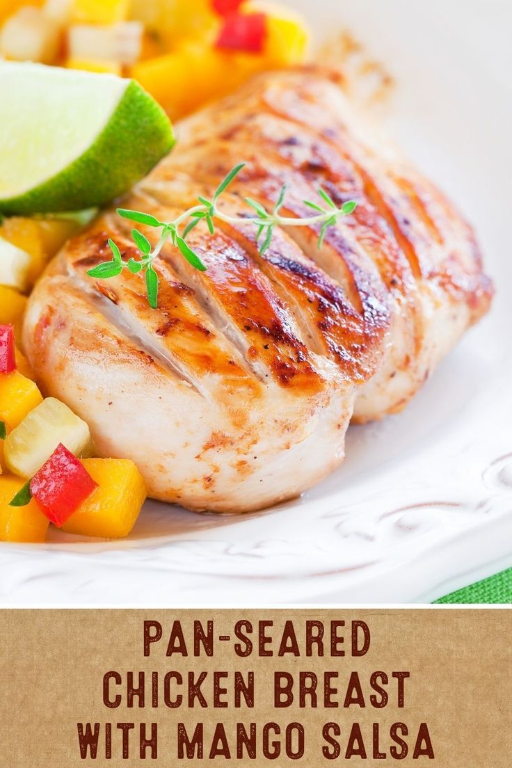 Pan-Seared Chicken Breast with Spiced Mango Salsa