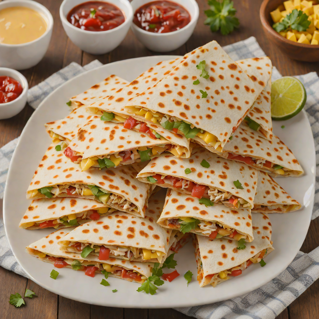 Soft Turkey and Cheese Quesadillas for Kids