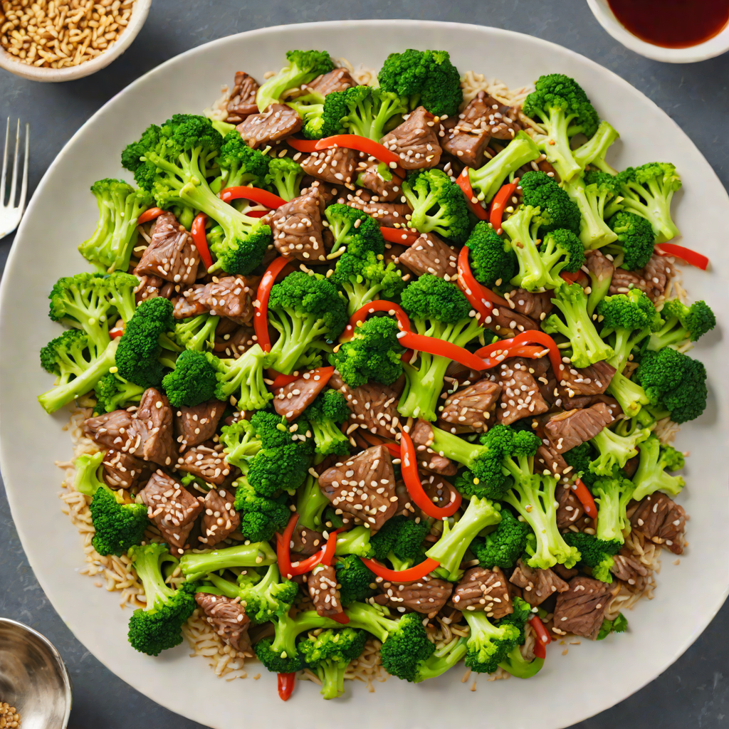 Spicy Beef Stir-Fry with Broccoli and Sesame