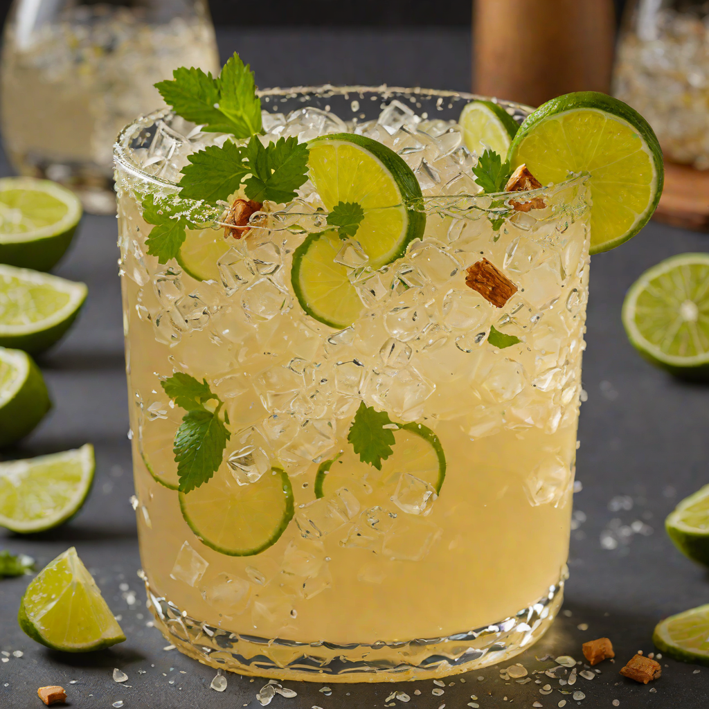Sparkling Ginger-Lime Kombucha Cooler