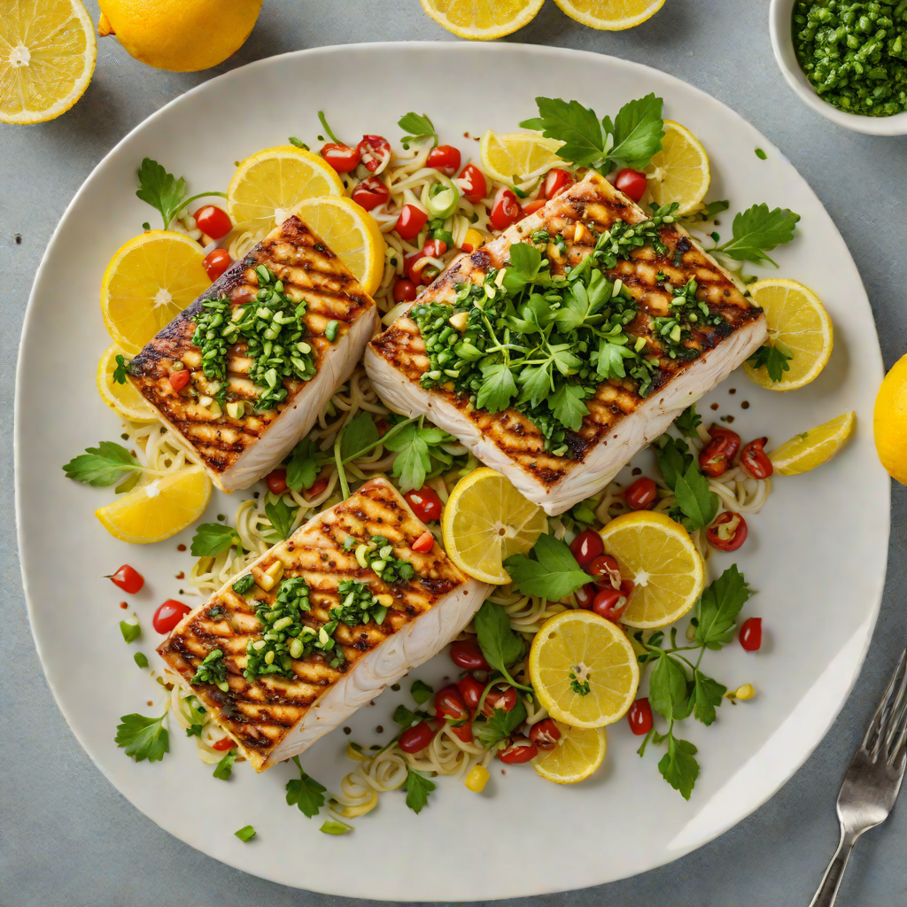 Grilled Mahi-Mahi with Citrus Chimichurri