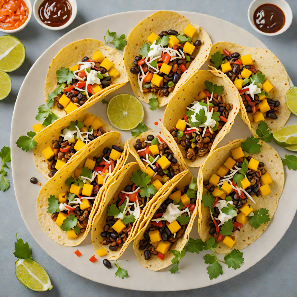 Amusing Mango and Black Bean Street Tacos