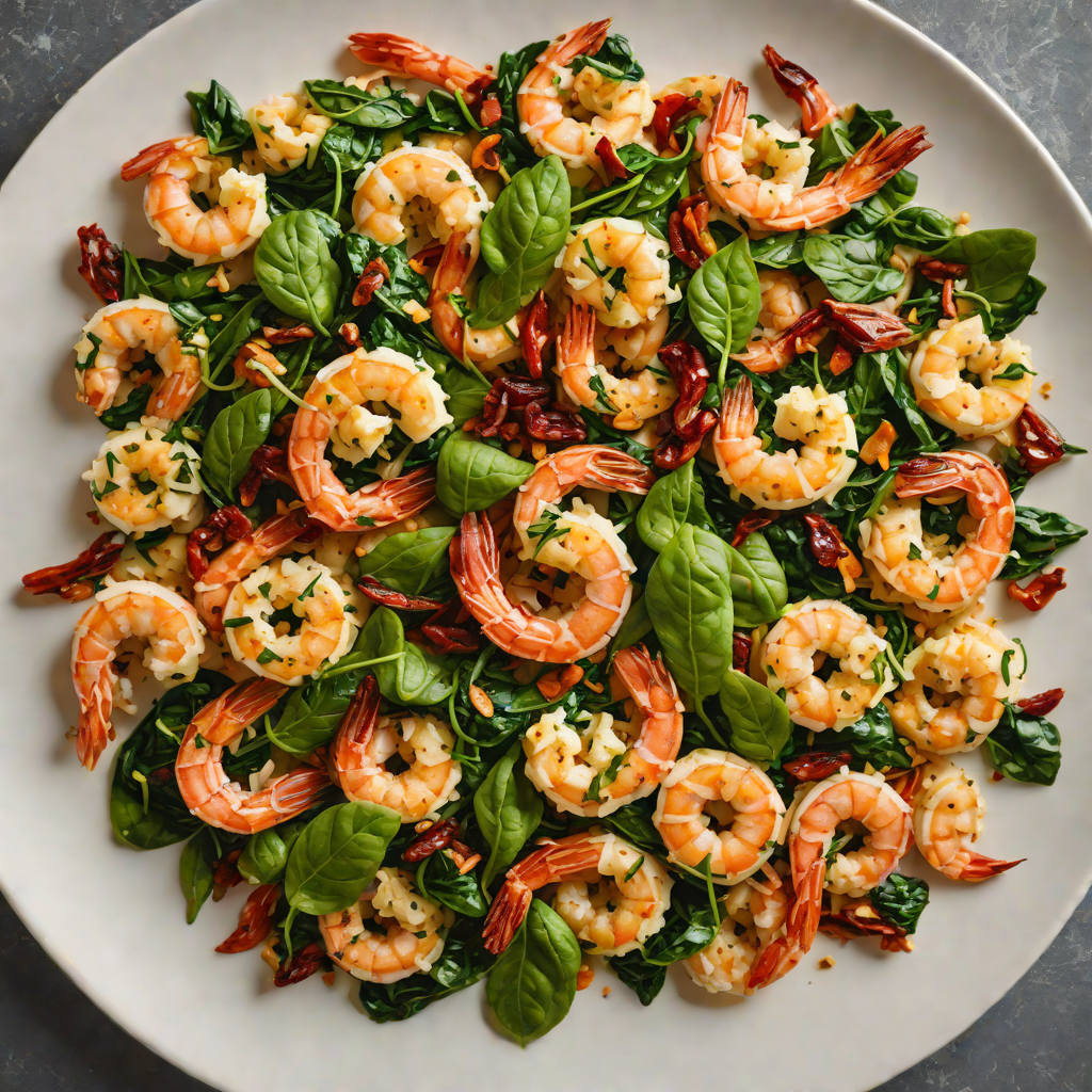 One-Pan Tuscan Garlic Shrimp with Sun-Dried Tomatoes and Spinach