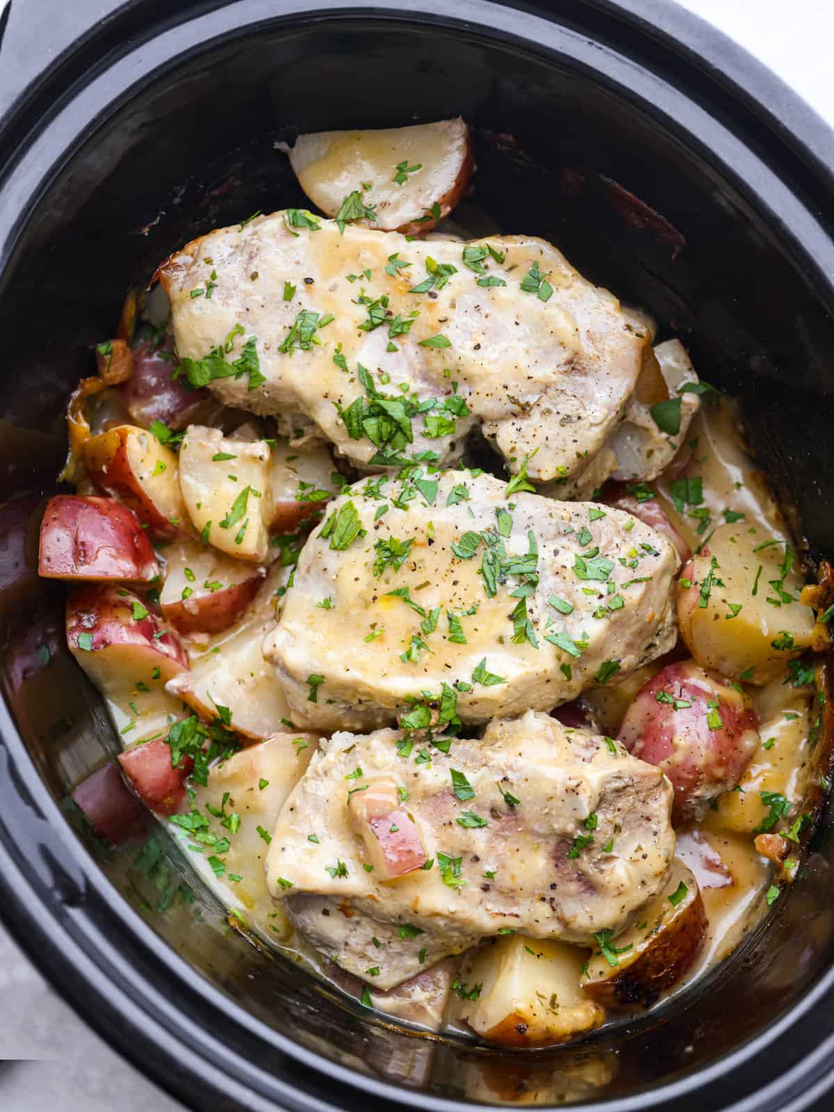 Slow-Simmered Pork and Chorizo Stew with Tomatoes and Potatoes