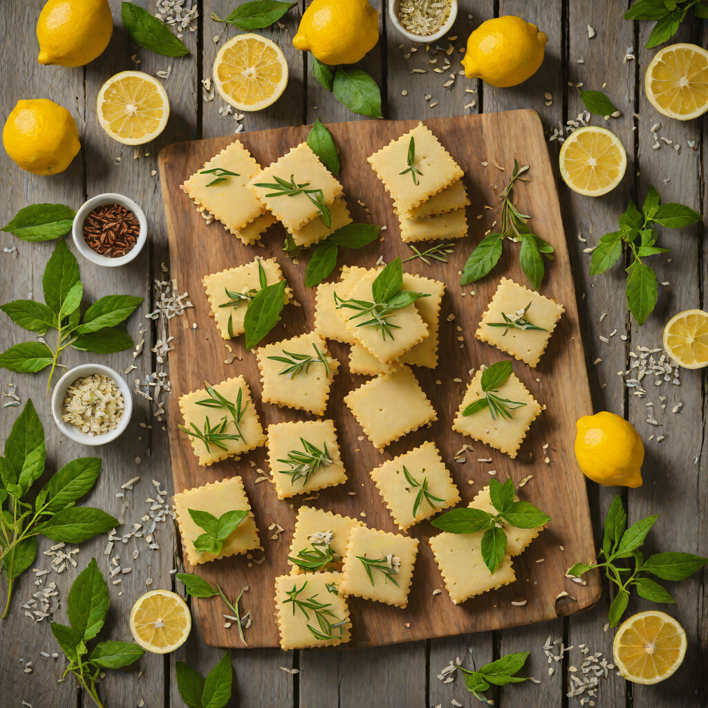 Lemon Verbena Shortbread Cookies