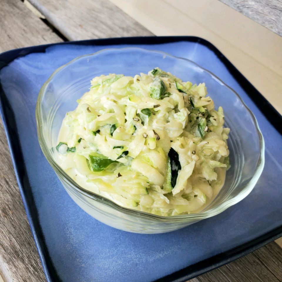 Zucchini-Cucumber Skin-Soothing Salad