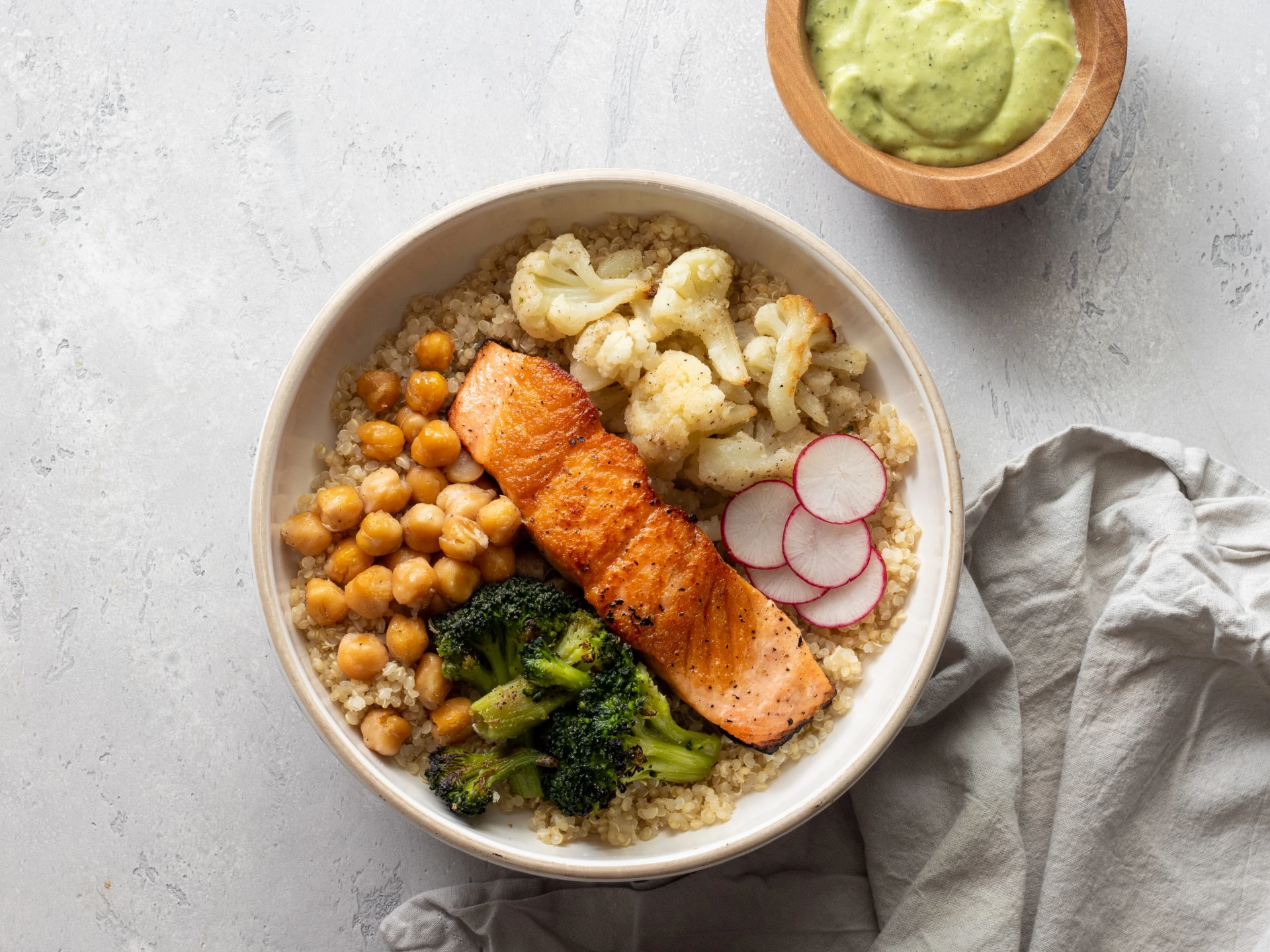 Avocado-Smoked Salmon Power Bowl