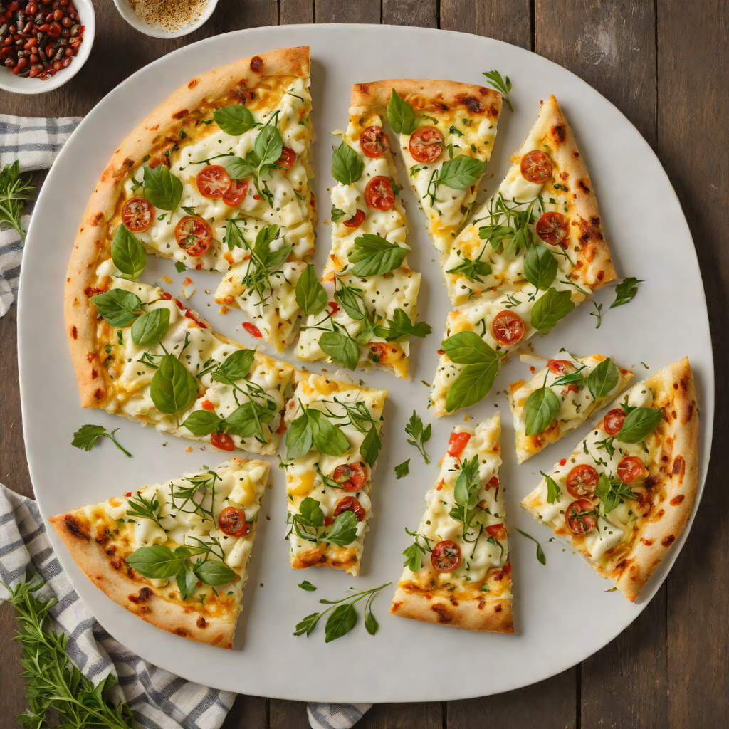 Rustic Wisconsin Cheese and Herb Flatbread
