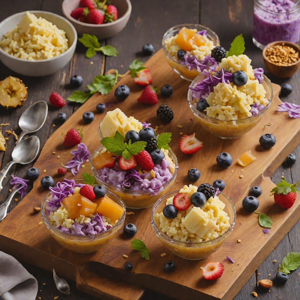 Halo-Halo with Ube and Leche Flan Toppings