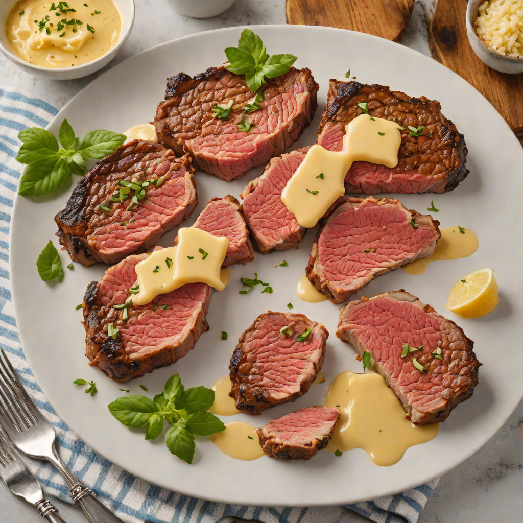 Steakhouse-Style Marinated Ribeye with Garlic Butter