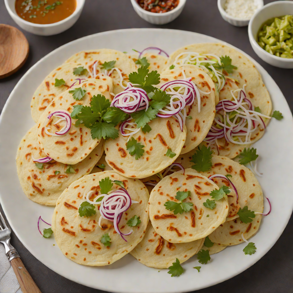 Sautéed Chicken Pupusas with Tangy Curtido Slaw