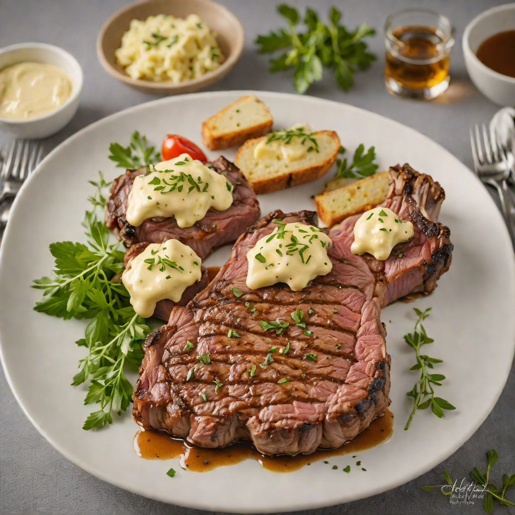 Wood-Fired Italian Steakhouse Ribeye with Garlic Herb Butter