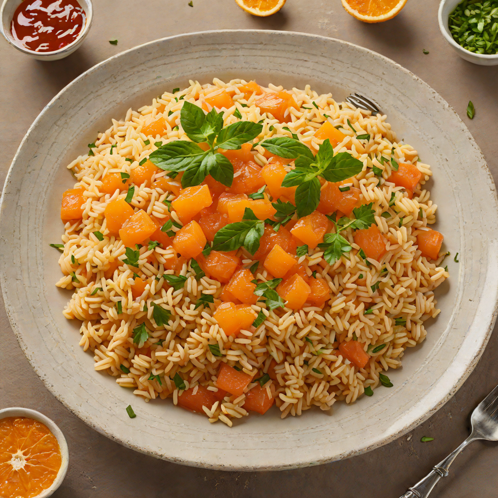 Bitter Orange Risotto with Aperol Glaze