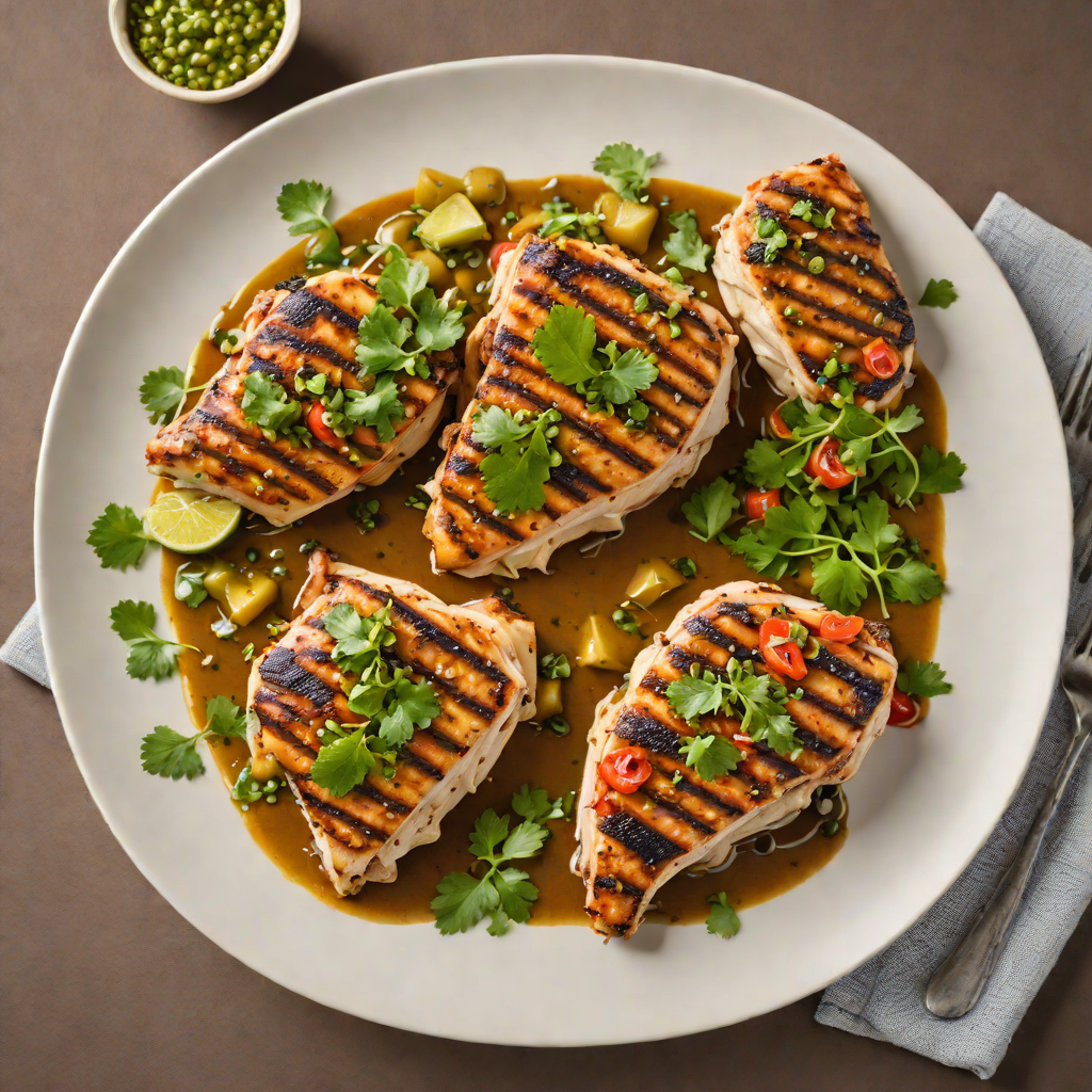 Seared Pollo Asada with Charred Salsa Verde