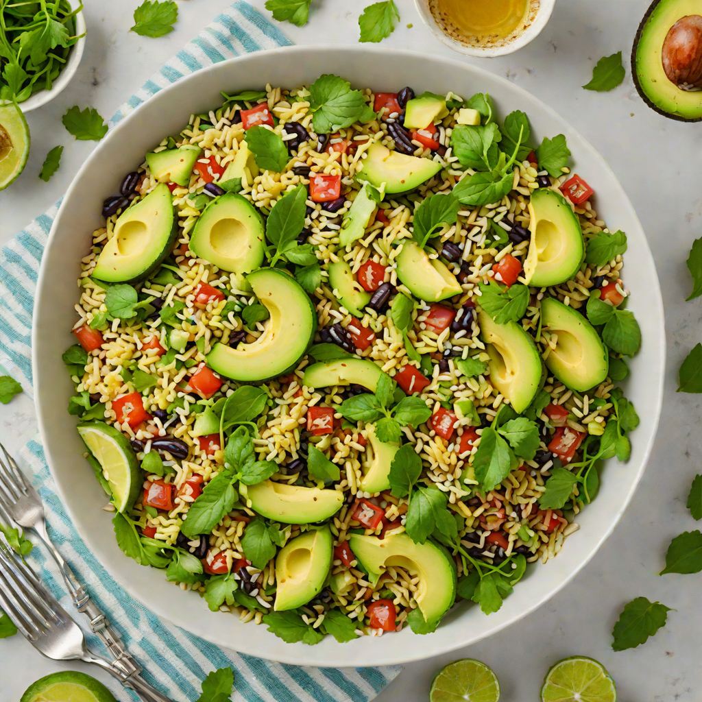 Mint and Lime Quinoa Salad with Avocado