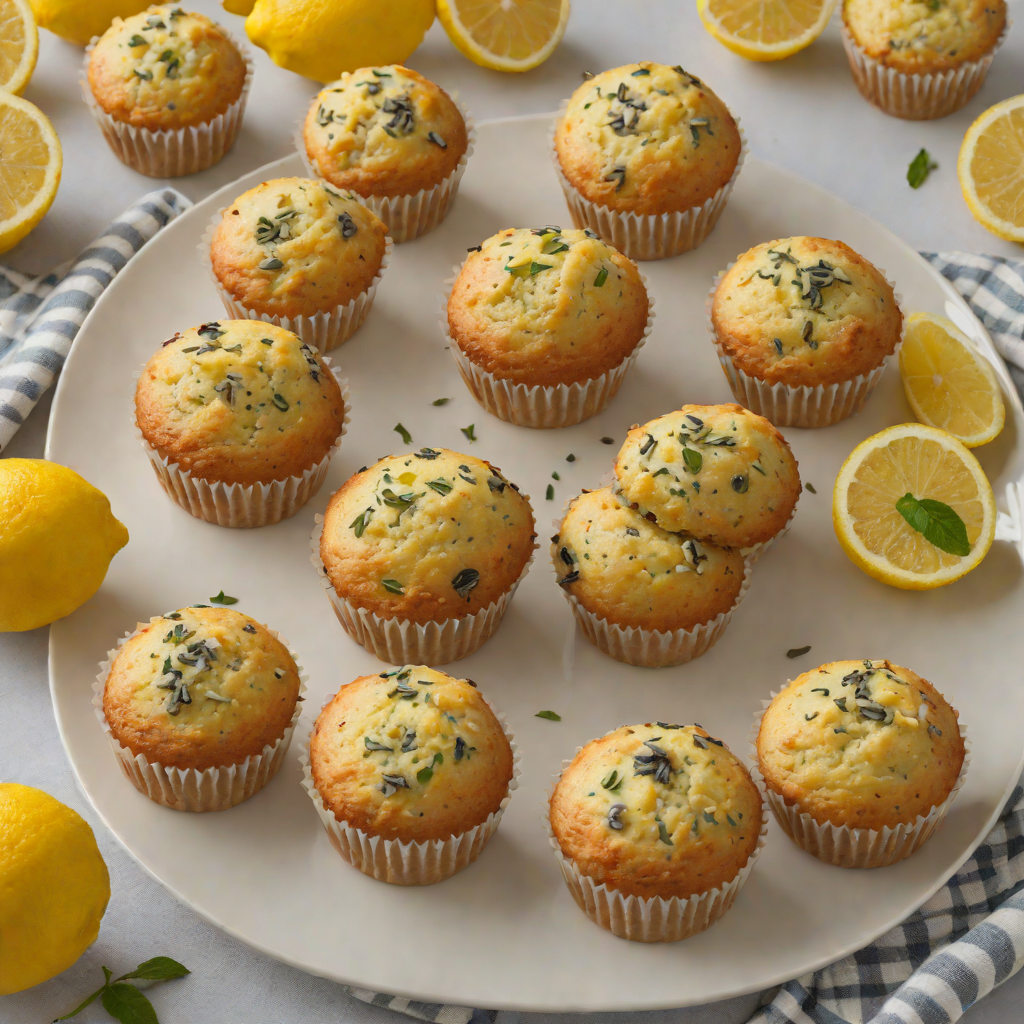 Sourdough Lemon Poppy Seed Muffins