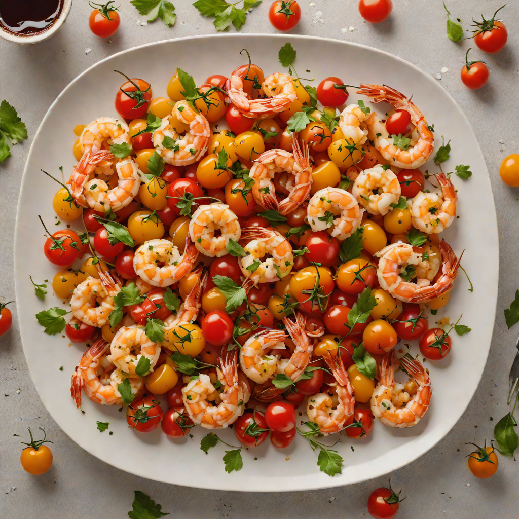 Skillet Sautéed Shrimp with Garlic and Roasted Cherry Tomatoes