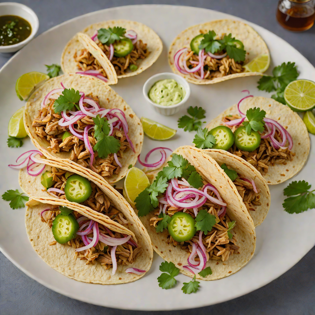 Slow Braised Tripe Tacos with Pickled Onion and Salsa Verde