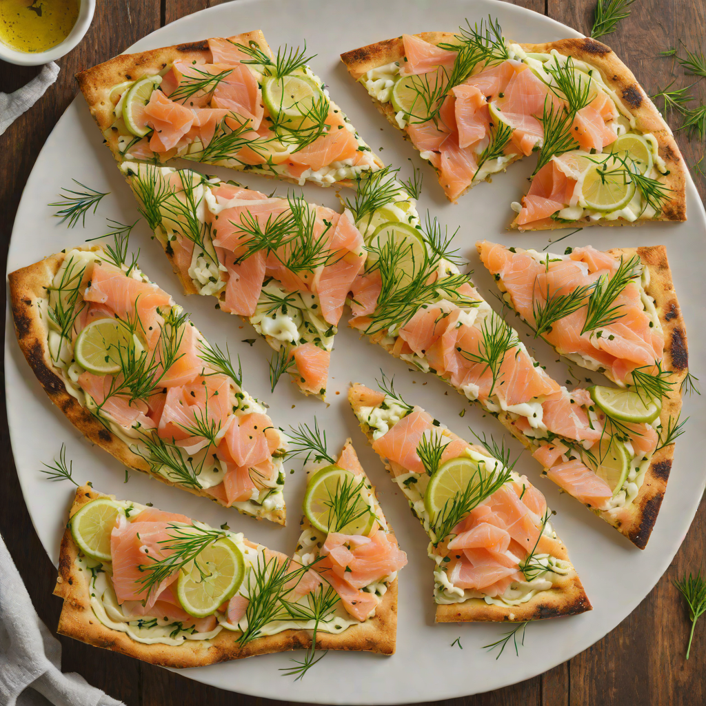 Northern-Inspired Smoked Salmon and Dill Flatbread