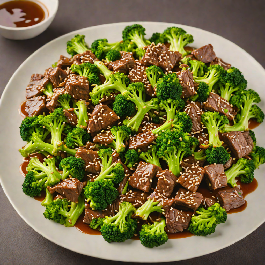 Stir-Fried Beef and Broccoli with Honey Garlic Sauce