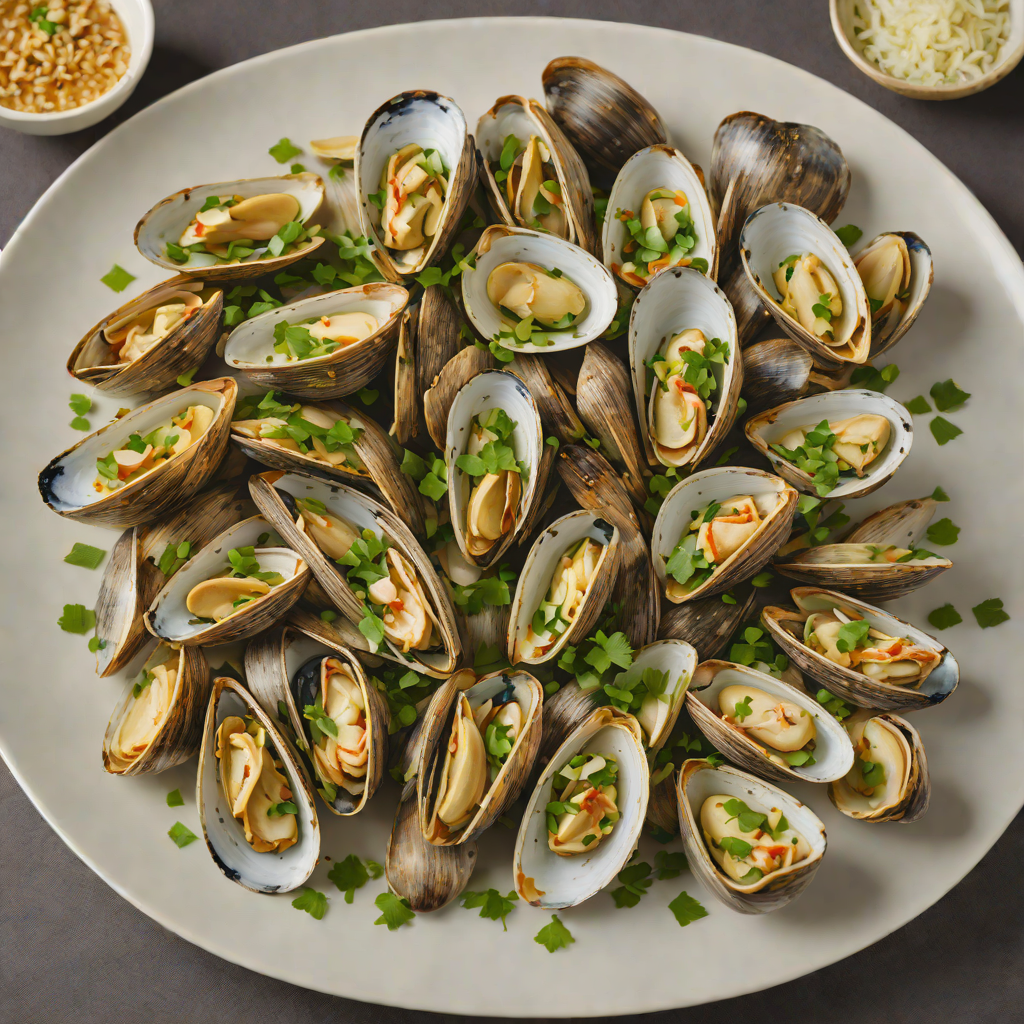 Sake-Steamed Clams with Garlic and Scallions