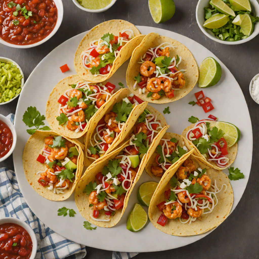 Mariscos KC-Inspired Spicy Shrimp Tacos with Salsa Bar