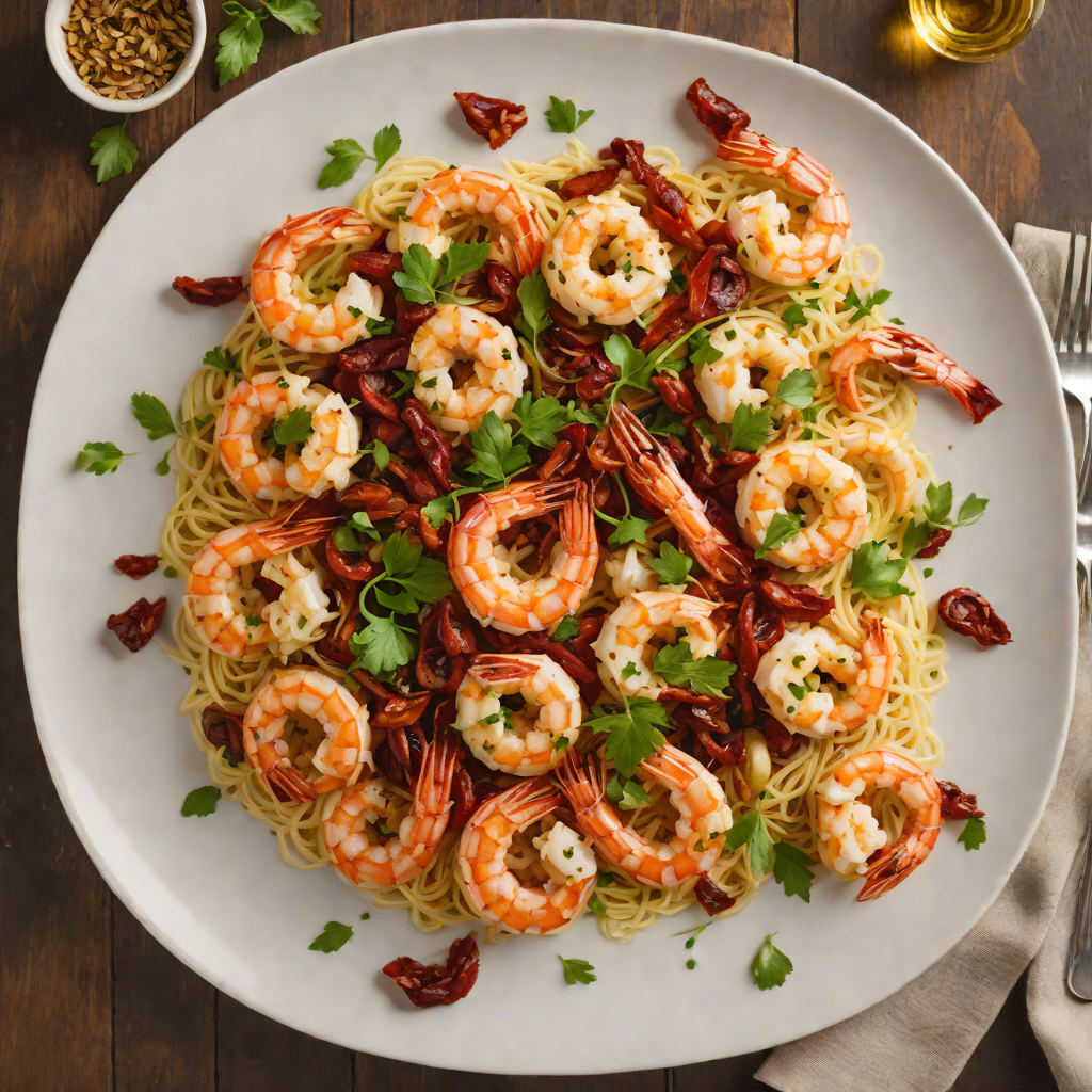 Tuscan-Style Garlic Shrimp with Sun-Dried Tomatoes