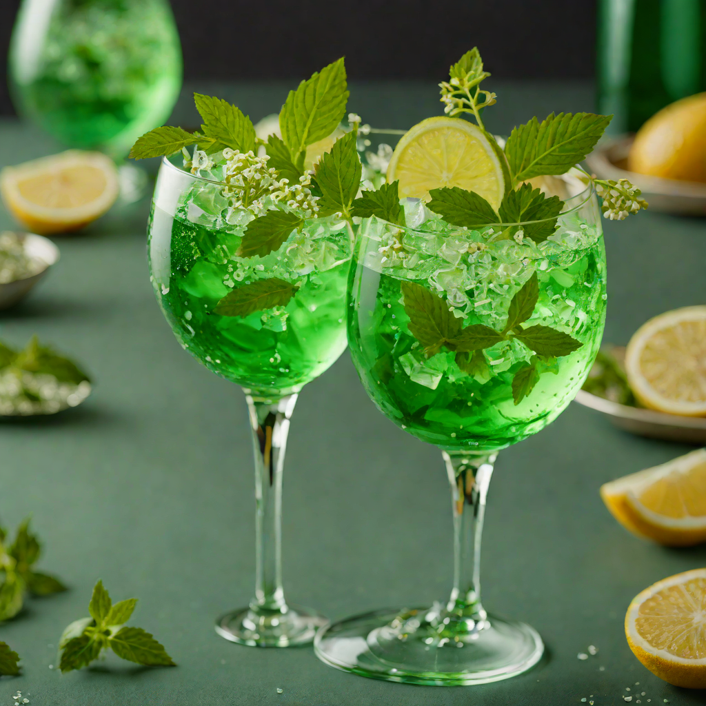 Sparkling Emerald Breeze with Elderflower