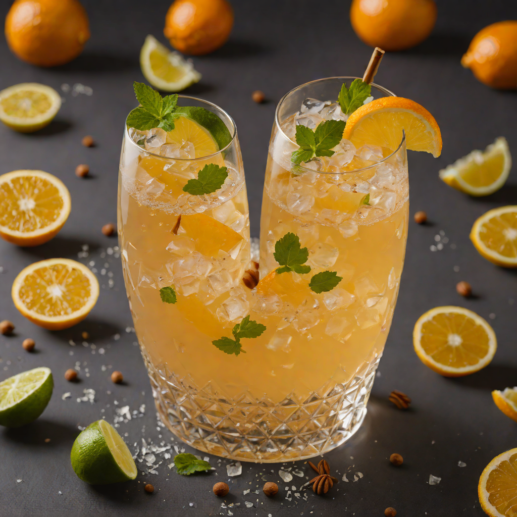 Citrus-Spiced Bourbon Fizz with Honey