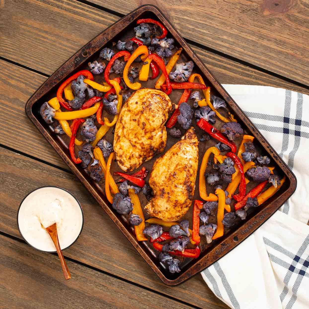 Swift Harissa Chicken Sheet Pan Dinner