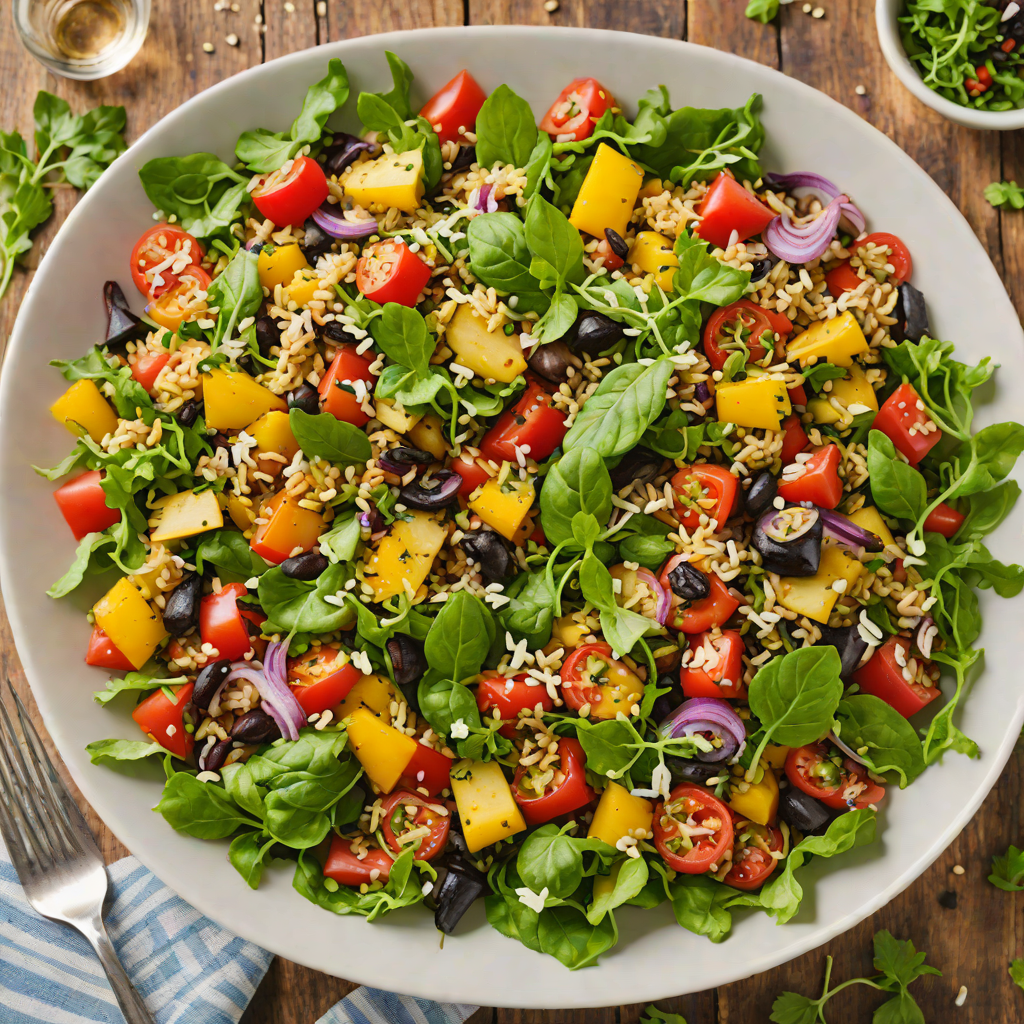 Half-Roasted Mediterranean Vegetable Quinoa Salad